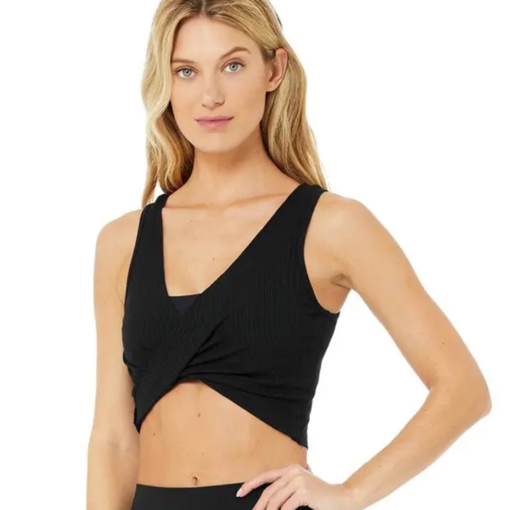 ALO Swirl Two Way Crop Tank